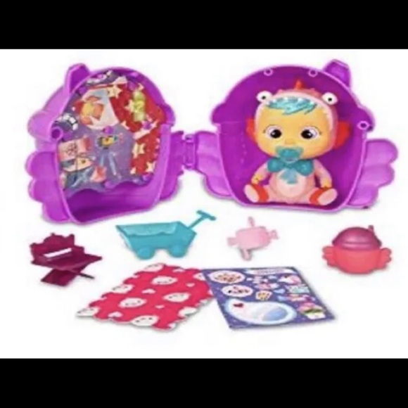Cry Babies Magic Tears Purple Winged House w/Surprise Baby - Picture 3 of 4